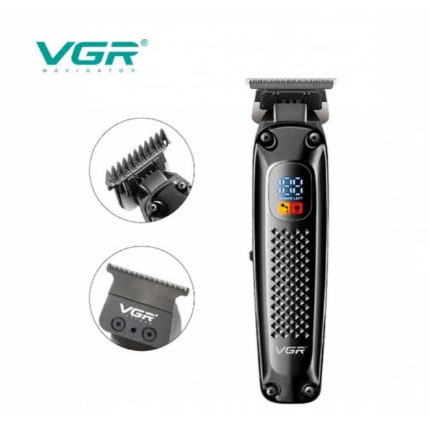 Триммер VGR V-972 акумуляторна USB для стрижки волосся з насадками - Зображення 6