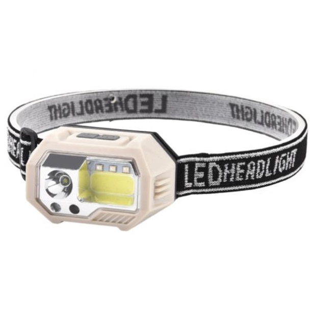 Налобний ліхтар SH-S9-XPE+COB+3SMD червоний з USB-зарядкою - Зображення 3