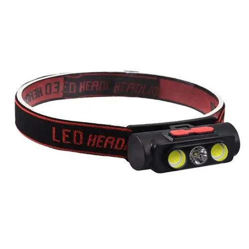 Налобний ліхтар PLD-2119B-XPE+2COB водонепроникний white+red для риболовлі - Зображення 4