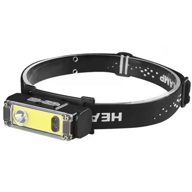 Налобний ліхтар BL-T124-ХРЕ+COB White+Red водонепроникний LED - Зображення 5