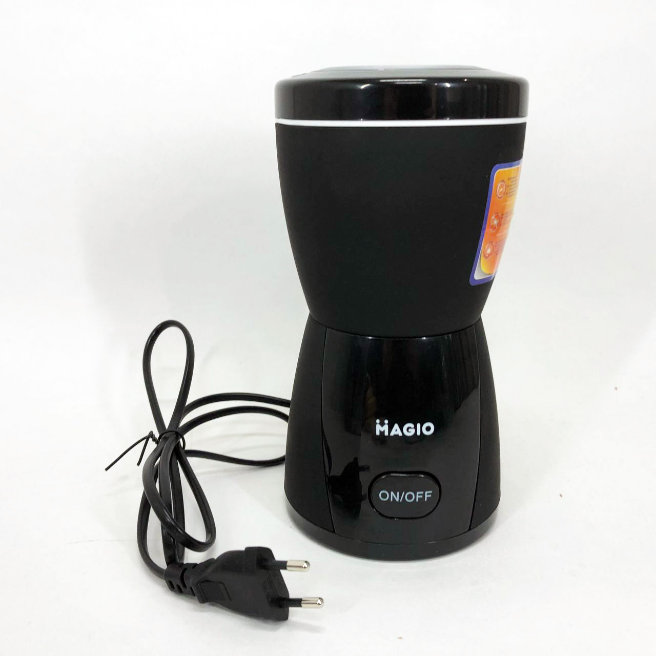 Кофемолка MAGIO MG-205 200 Вт, Кофемолка бытовая электрическая, Портативная кофемолка, Измельчитель кофе - Зображення 5