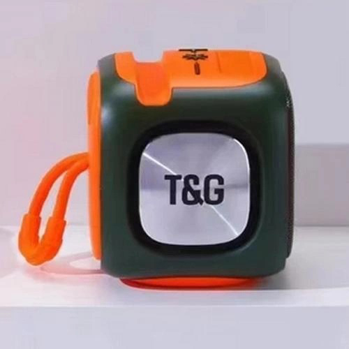 Портативна Bluetooth колонка TG359 7 Вт з RGB-підсвічуванням зеленого кольору - Зображення 4