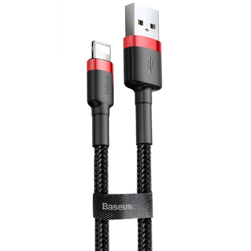 Дата кабель Baseus Cafule USB to Lightning 2.4A (1m) (CALKLF-B)