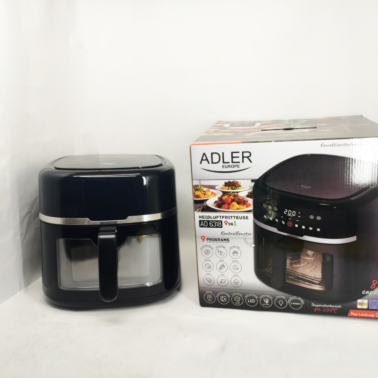 Аерофритюрниця Adler AD 6318 8 л 2500 Вт - Зображення 5