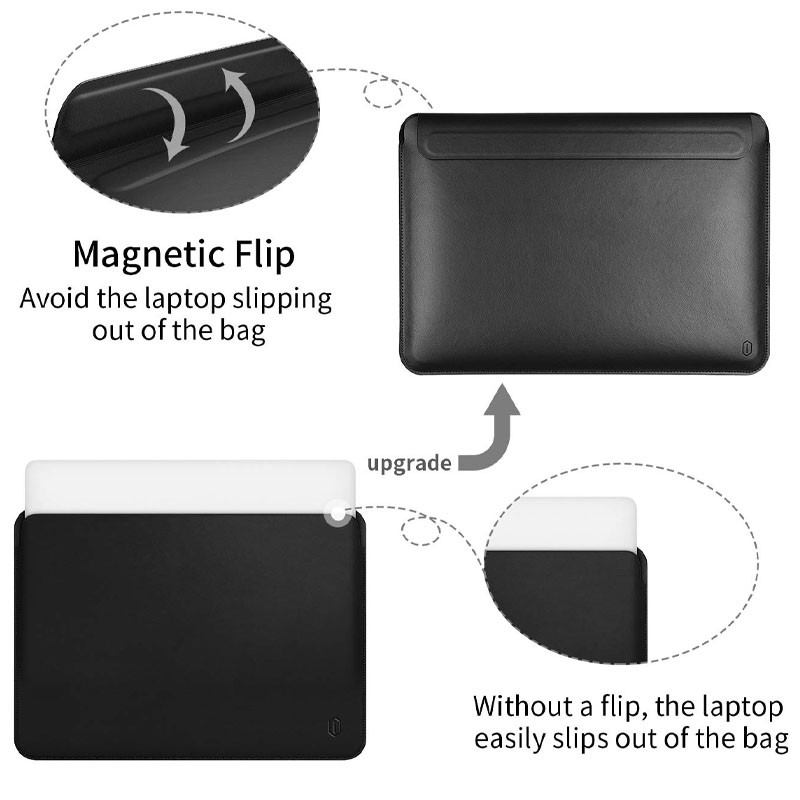 Чохол з підставкою WIWU SKIN PRO Portable Stand Sleeve 14.2" - Зображення 3