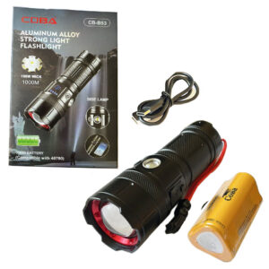 Ліхтар CB-B53-TG 3×18650 з індикацією заряду