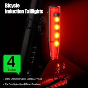 Велоліхтар LEADBIKE LD77-LS-4 з лазерною розміткою LED