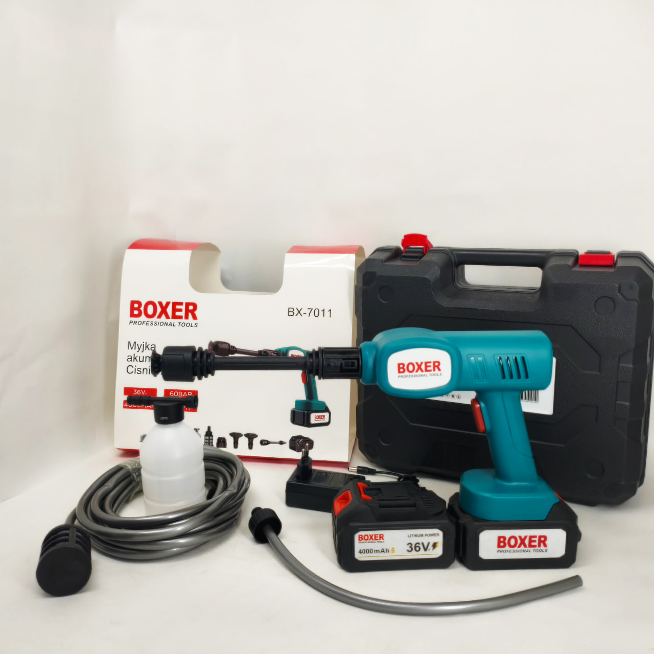 Акумуляторна автомийка Boxer BX-7011 високого тиску 36 В 2 АКБ - Зображення 5