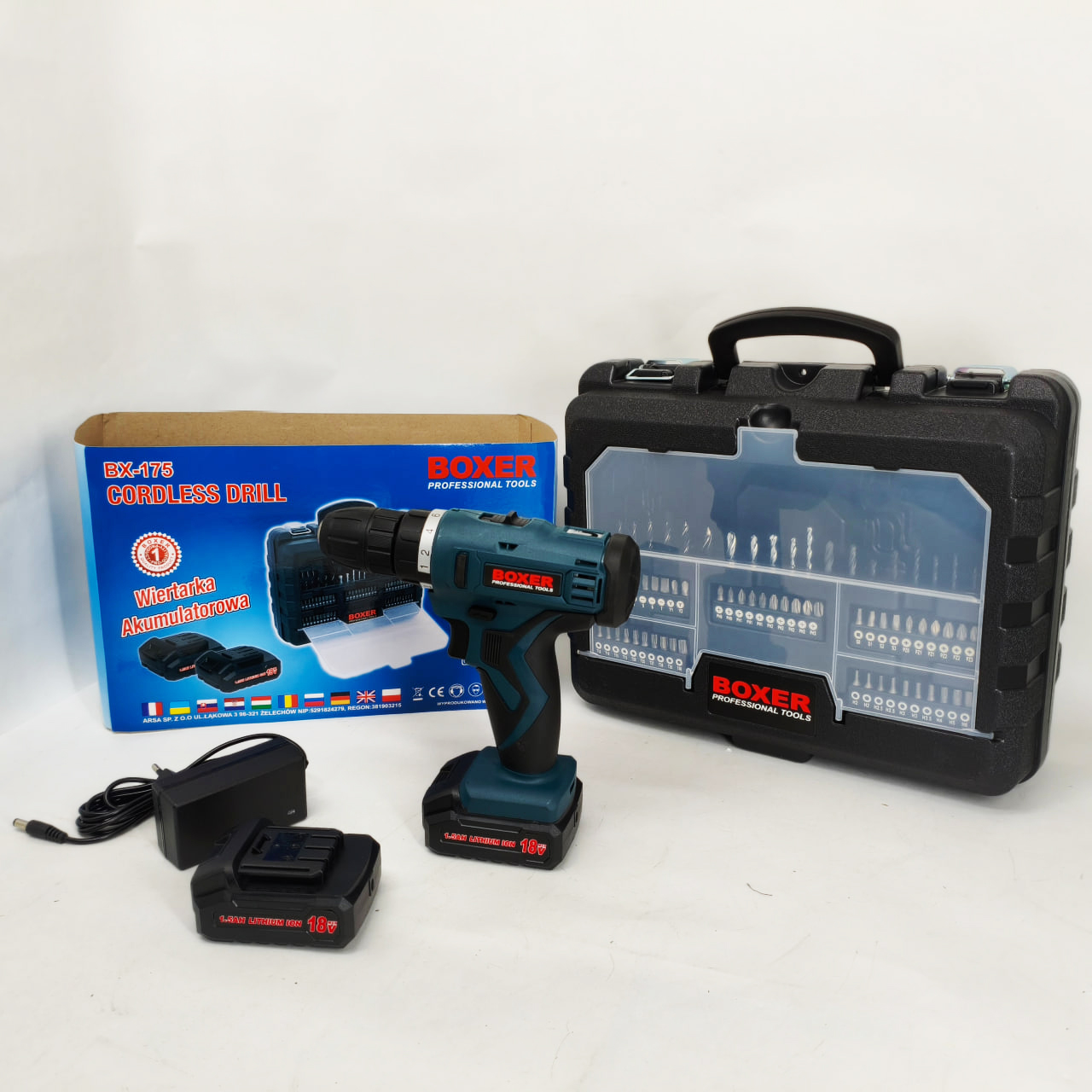 Портативний шуруповерт Boxer BX-175 18 В - Зображення 4