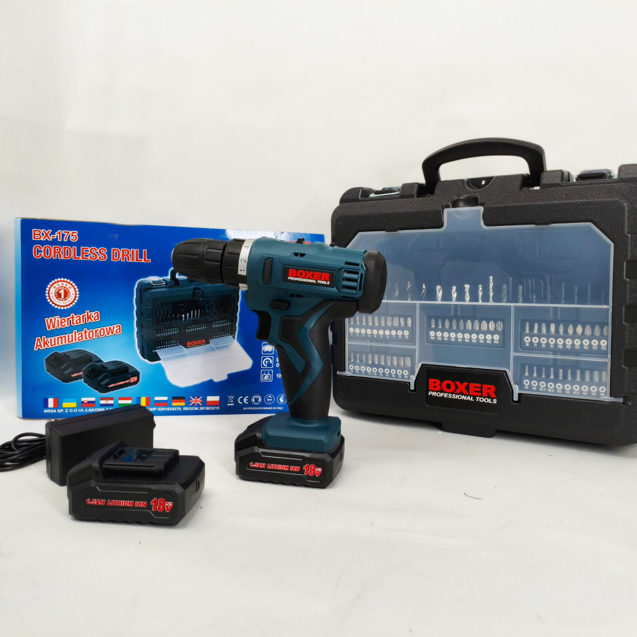 Портативний шуруповерт Boxer BX-175 18 В - Зображення 3