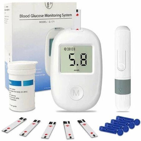 Глюкометр Glucose Meter GLM-76 з тест-смужками 50 шт для вимірювання цукру в крові - Зображення 2