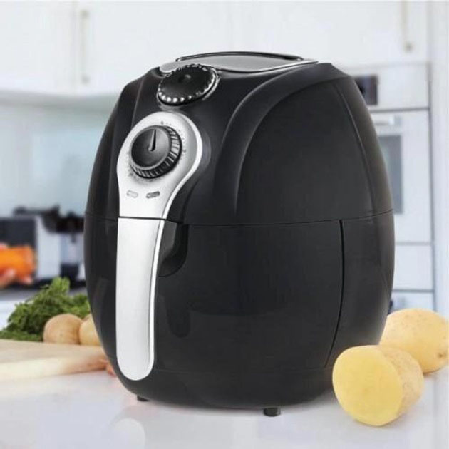 Аерофритниця Domotec MS-3220 1300 Вт 4,5 л чорна з таймером без масла - Зображення 4
