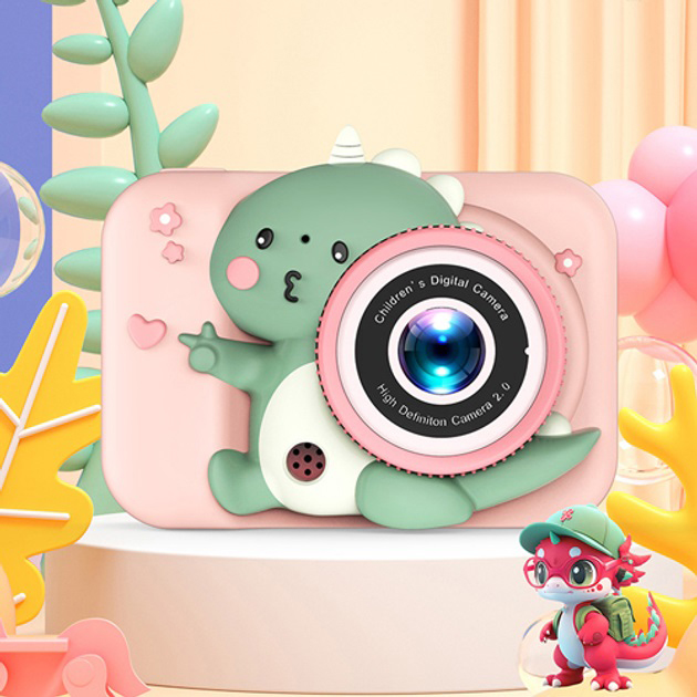 Дитячий фотоапарат Q6 Dinosaur - Зображення 5