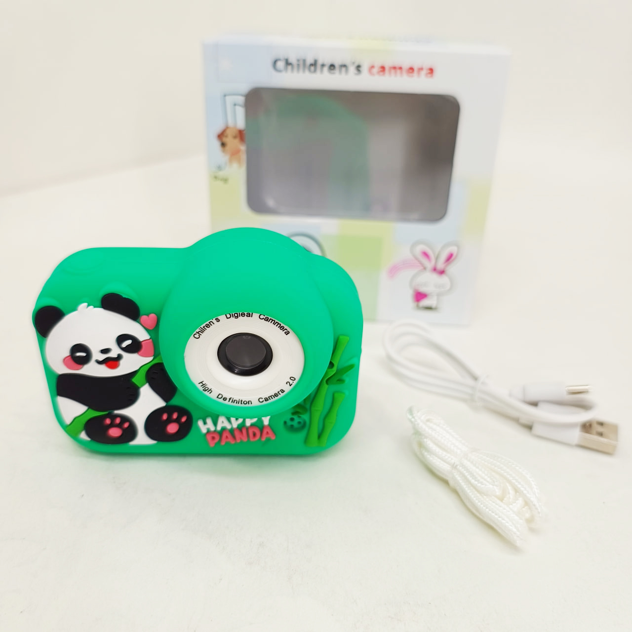 Дитячий фотоапарат M03 Panda Green - Зображення 5