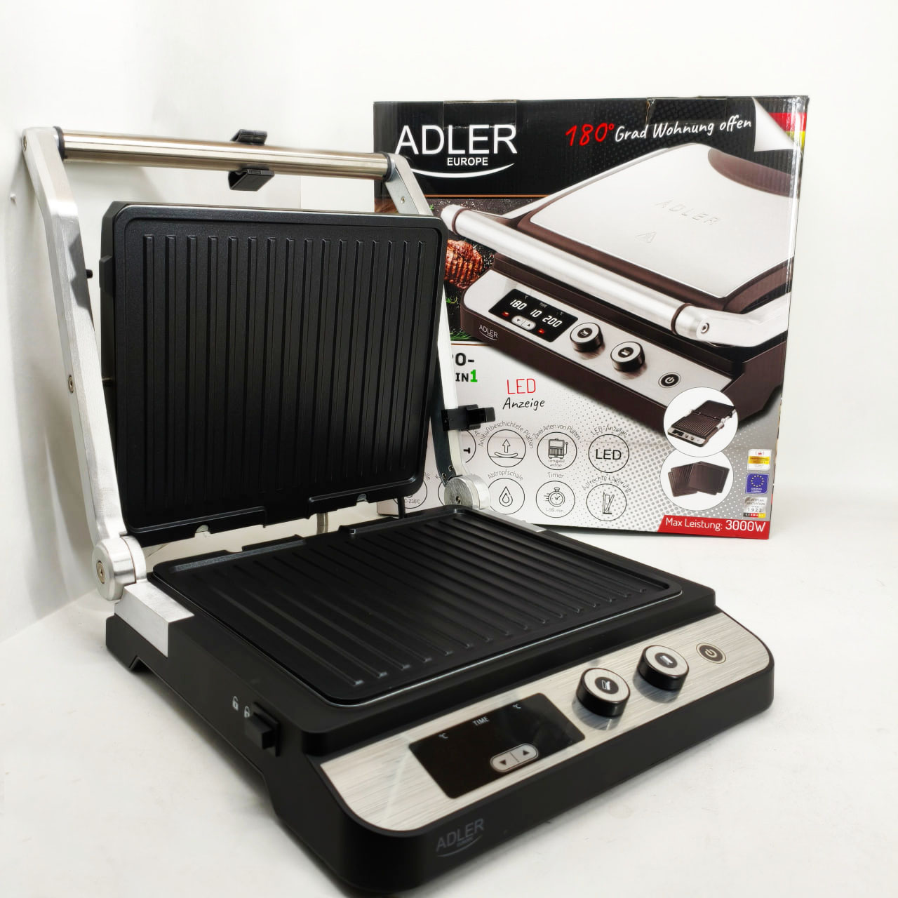 Контактний гриль Adler AD 3059 - Зображення 4