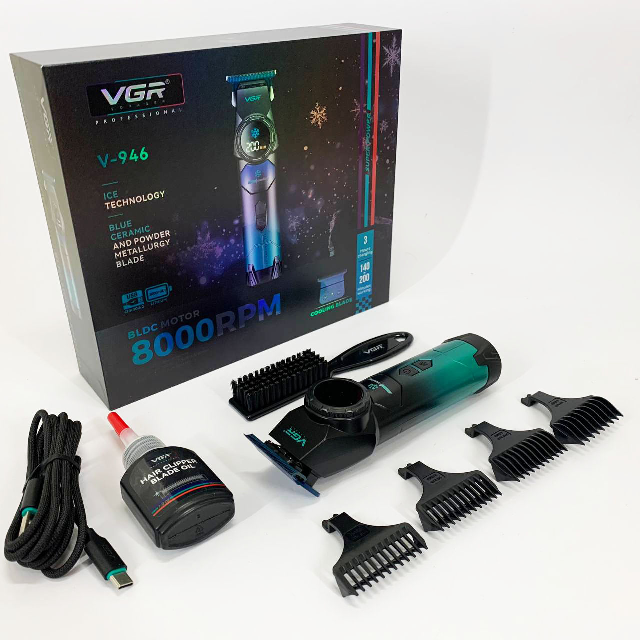 Тример VGR V-946 з технологією охолодження ICE TECHNOLOGY - Зображення 6