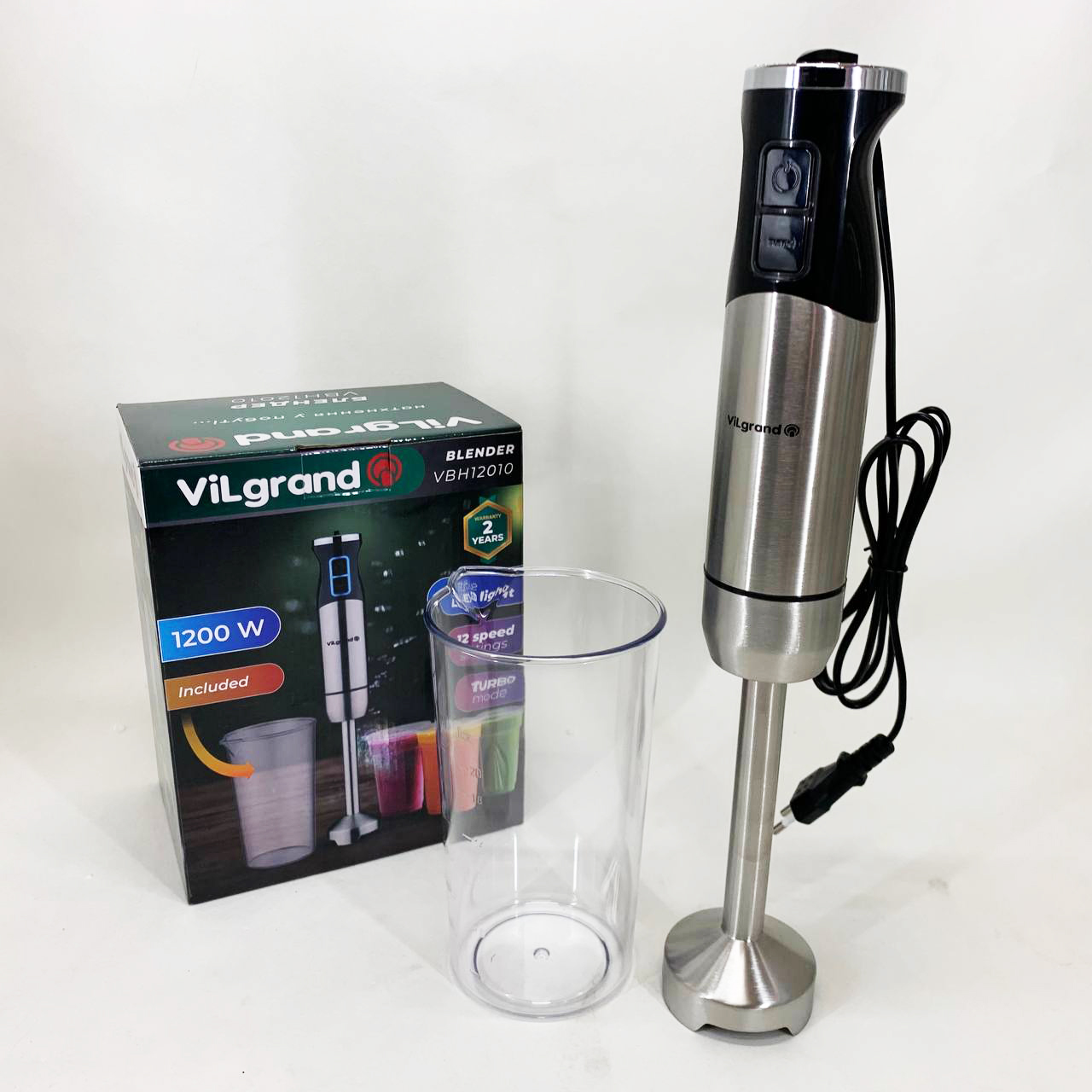 Занурювальний блендер VILGRAND VBH12010 - Зображення 4