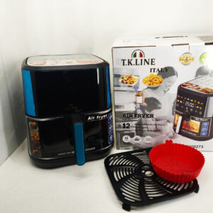 Аерофритюрниця T.K.Line TK00273 12 л з Wi-Fi Tuya Smart 2 ТЕНами LED-дисплеєм керамічна чаша