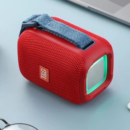 Портативна Bluetooth колонка TG339 5 Вт з червоним RGB-підсвічуванням - Зображення 3