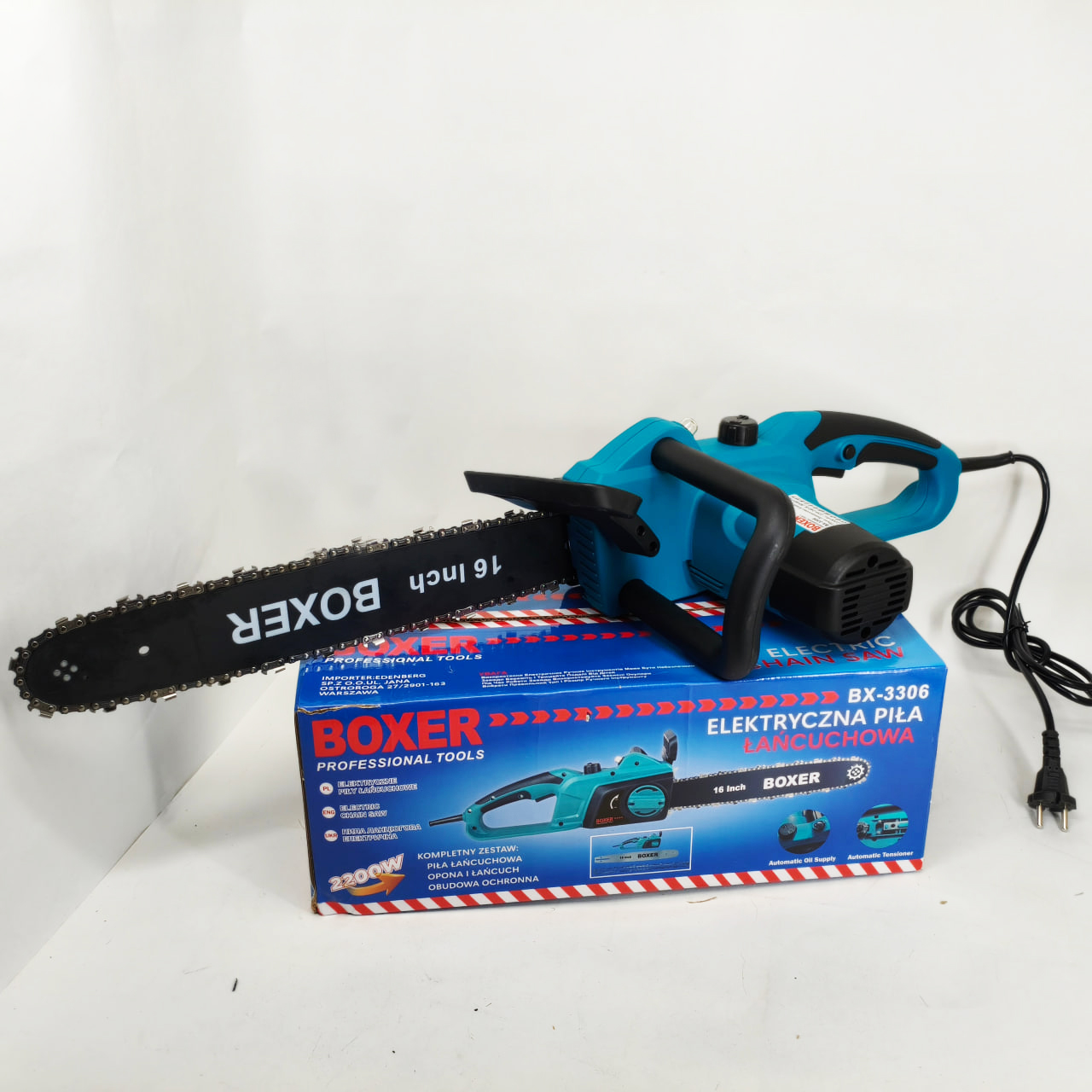 Електропила ланцюгова Boxer BX-3306 2200 Вт 40 см - Зображення 4