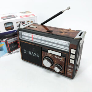 Портативний радіоприймач Golon RX-381 USB SD MP3 FM коричневий