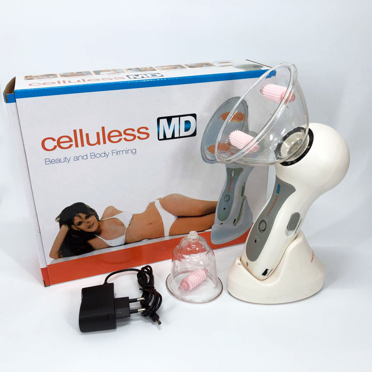 Массажер вакуумный антицеллюлитный Celluless MD NEW вакуумно-роликовый эффективный массажер Целлюлес - Зображення 15
