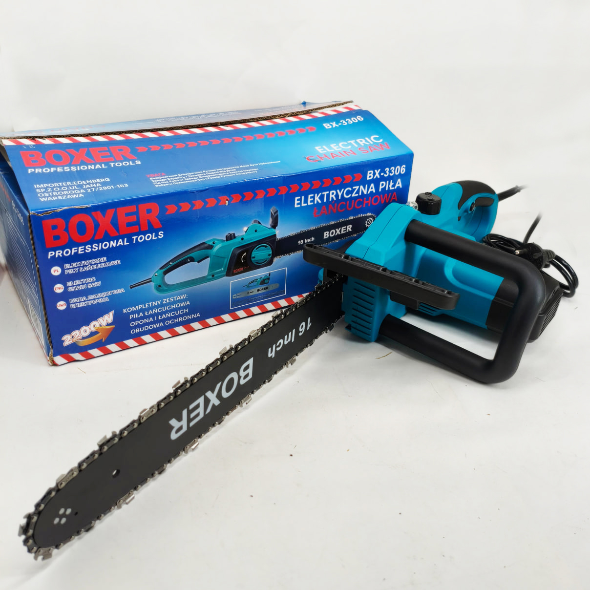 Електропила ланцюгова Boxer BX-3306 2200 Вт 40 см - Зображення 6