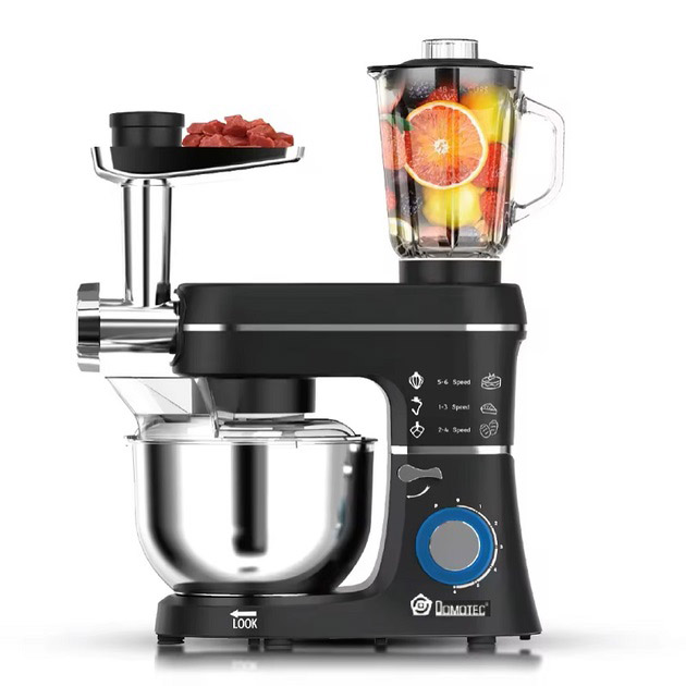 Кухонний комбайн Domotec MS-6676B 5в1 10 л 1400 Вт міксер м’ясорубка - Зображення 2