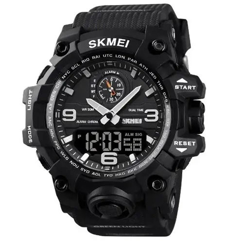 Наручні годинники SKMEI 1586BK чорного кольору водонепроникні