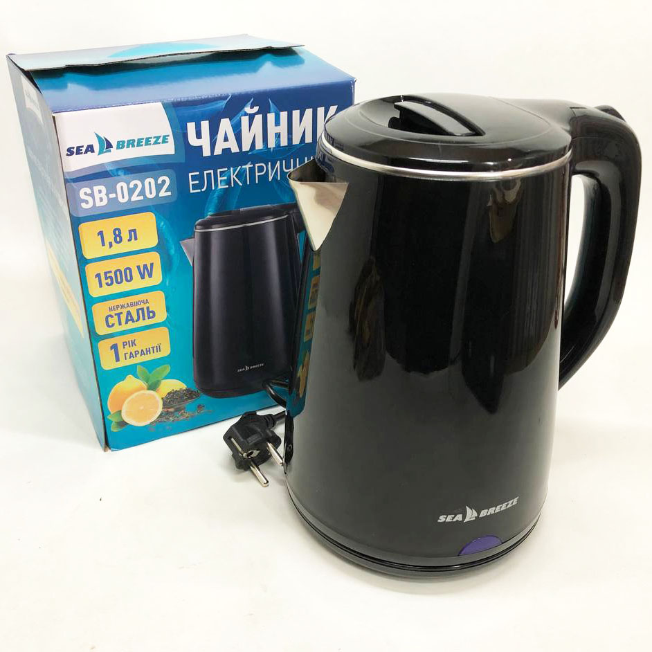 Електрочайник SeaBreeze SB-0202 1,8 л 1500 Вт