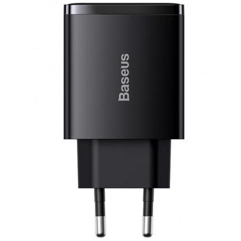 Мережевий зарядний пристрій Baseus Compact Quick Charger PD30W+QC3.0 (1USB-A/1C) (CCXJ-E) - Зображення 2