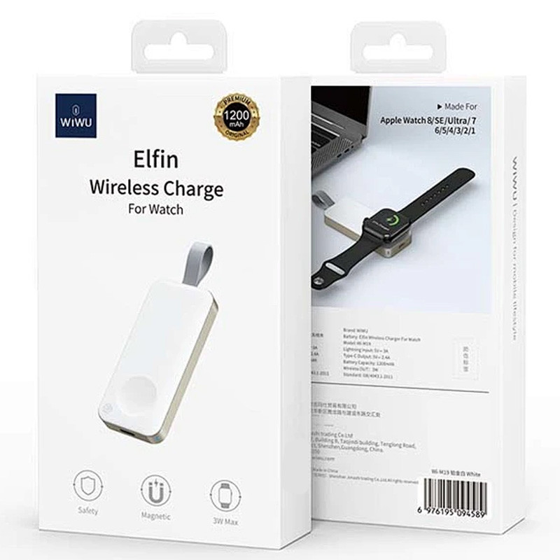 Повербанк Power Bank WIWU Wi-M19 For Apple Watch 1200 mAh - Зображення 4