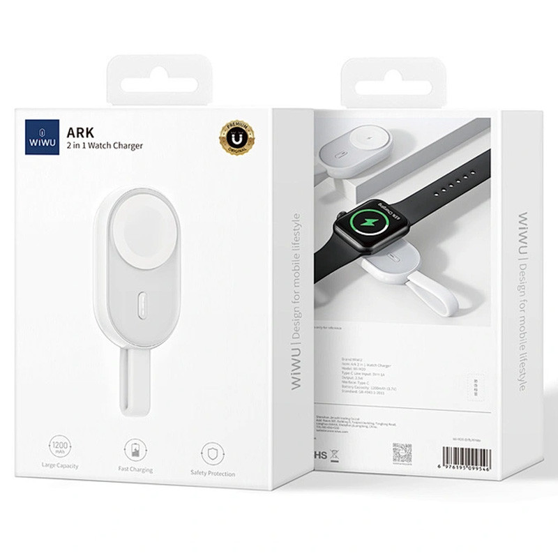 Повербанк Power Bank WIWU Wi-M20 For Apple Watch 1200 mAh - Зображення 5