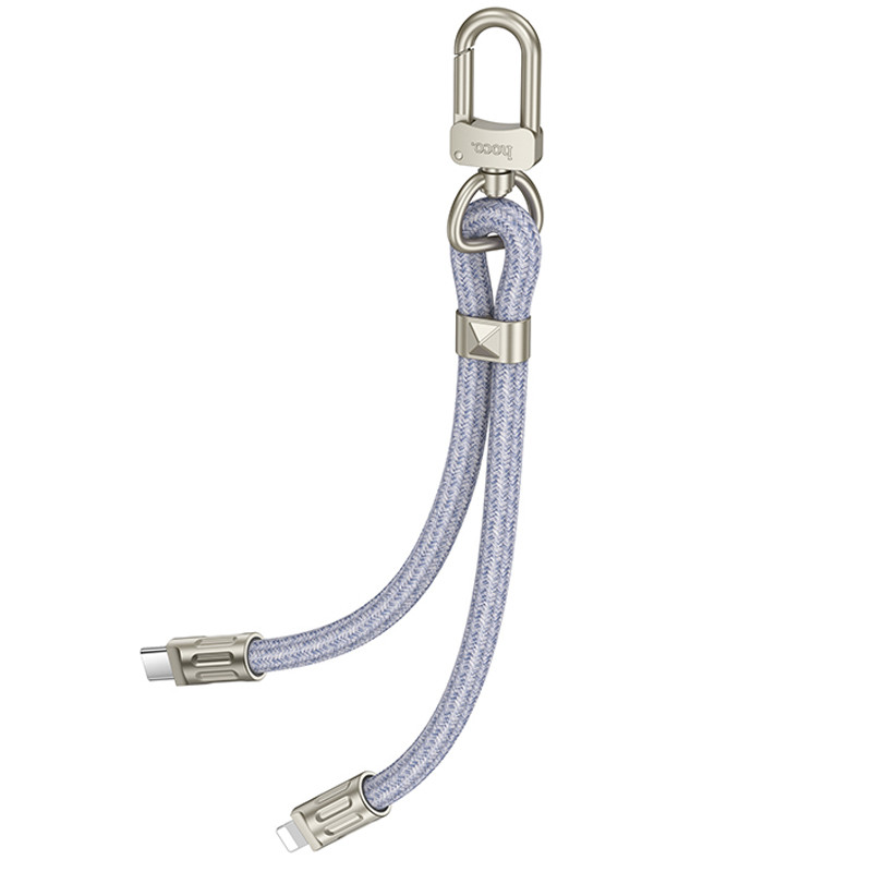 Дата кабель-шнурок Hoco GH5 Elegant Type-C to Lightning (0.21m) - Зображення 3