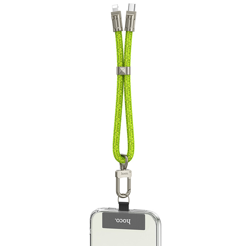 Дата кабель-шнурок Hoco GH5 Elegant Type-C to Lightning (0.21m) - Зображення 3