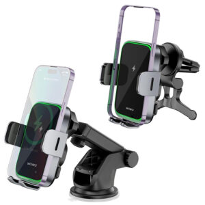 Автотримач з БЗП WIWU CH-313 15W (center console)