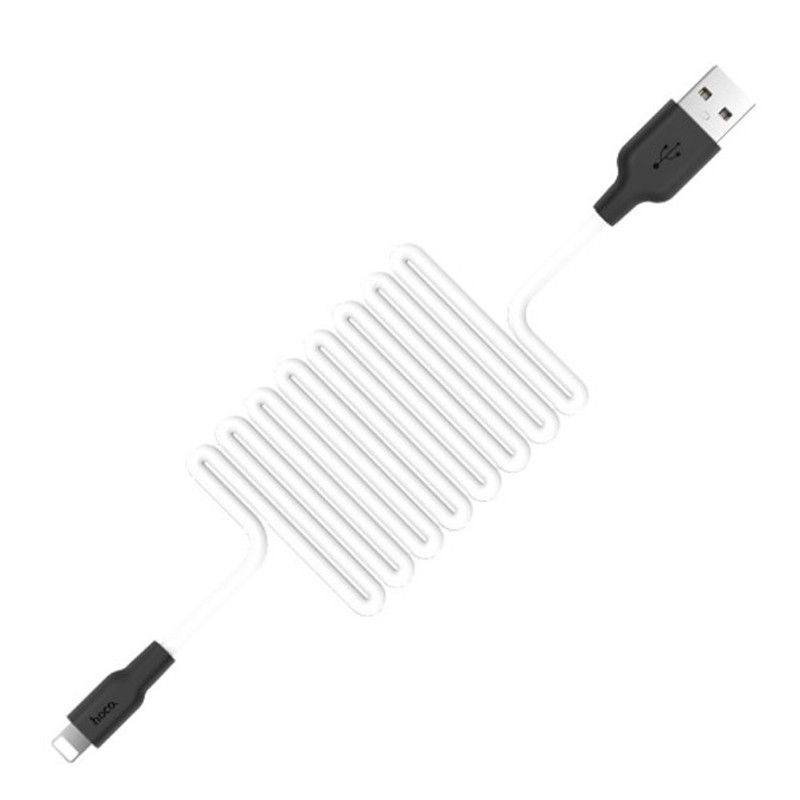 Дата кабель Hoco X21 Plus Silicone Lightning Cable (2m) - Зображення 3