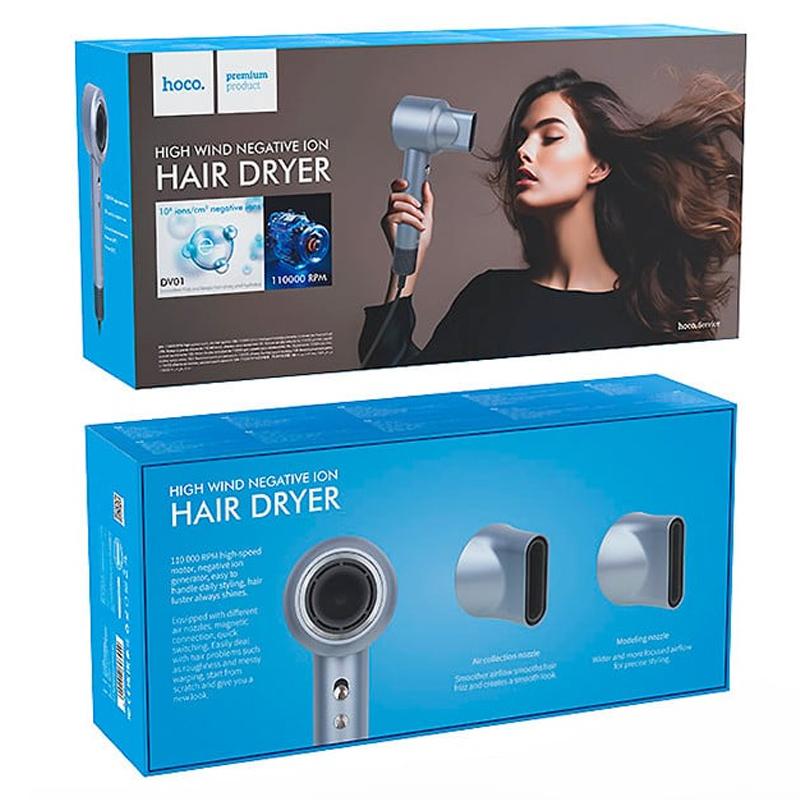 Фен для волосся Hoco DAR01 Ion Care (1400W) - Зображення 2