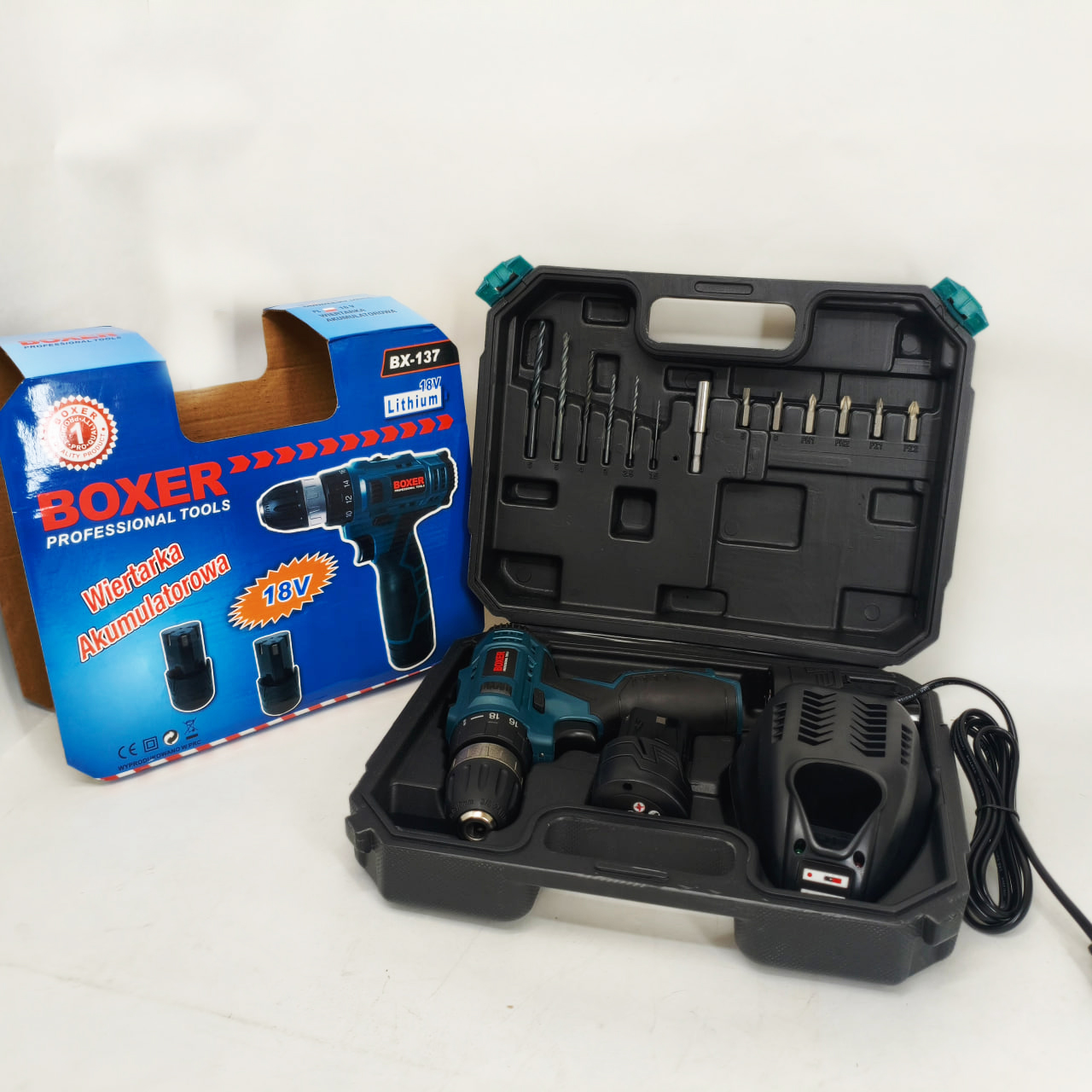 Портативний шуруповерт Boxer BX-137 18 В - Зображення 5