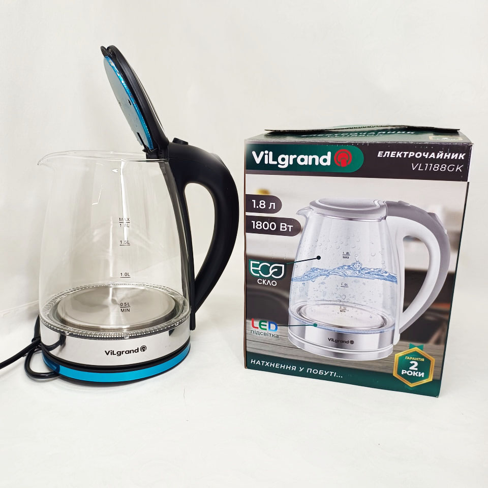 Електрочайник Vilgrand VL1188GK 1800 Вт 1,8 л - Зображення 6