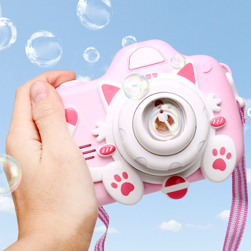 Фотокамера-генератор мильних бульбашок 1001 Kitty Children's camera - Зображення 4