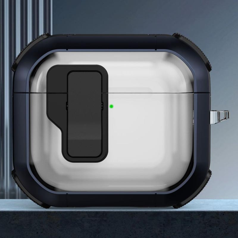 Футляр протиударний Locking Button для навушників Airpods 3 - Зображення 2