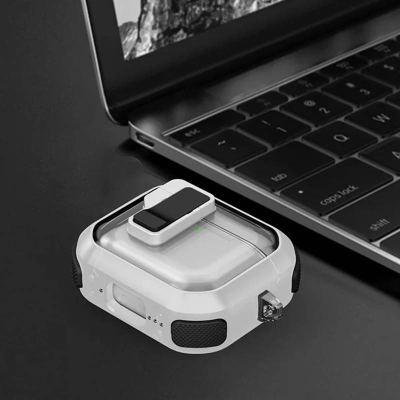 Футляр протиударний Locking Button для навушників Airpods 3 - Зображення 5