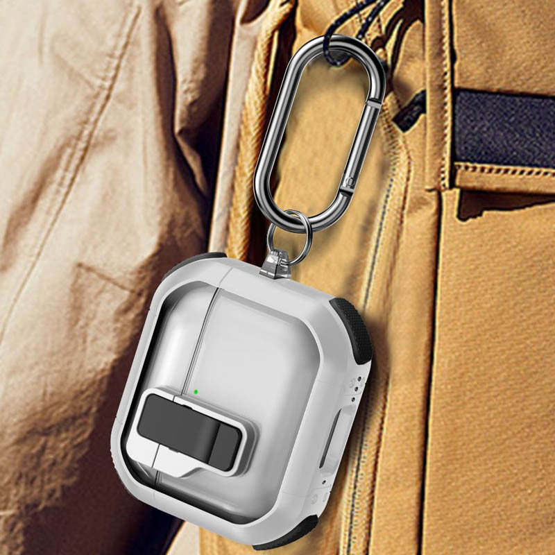 Футляр протиударний Locking Button для навушників Airpods 3 - Зображення 6