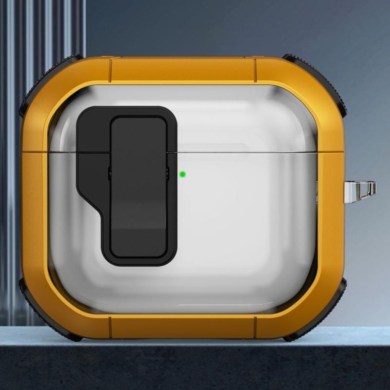 Футляр протиударний Locking Button для навушників Airpods Pro 2 / Pro - Зображення 2