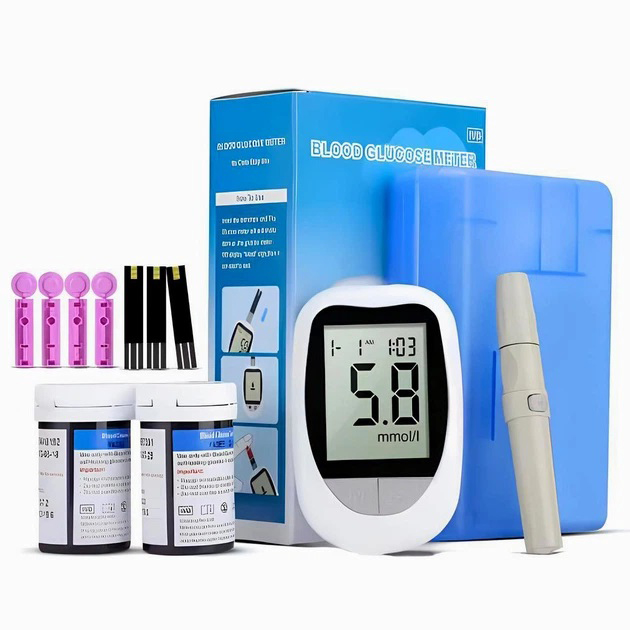 Апарат для вимірювання цукру Glucose Meter BY-100 на 50 тестів з батареєю