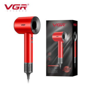 Фен професійний VGR V-445 RED з 3 рівнями обдування 4 рівнями температури 1600 Вт