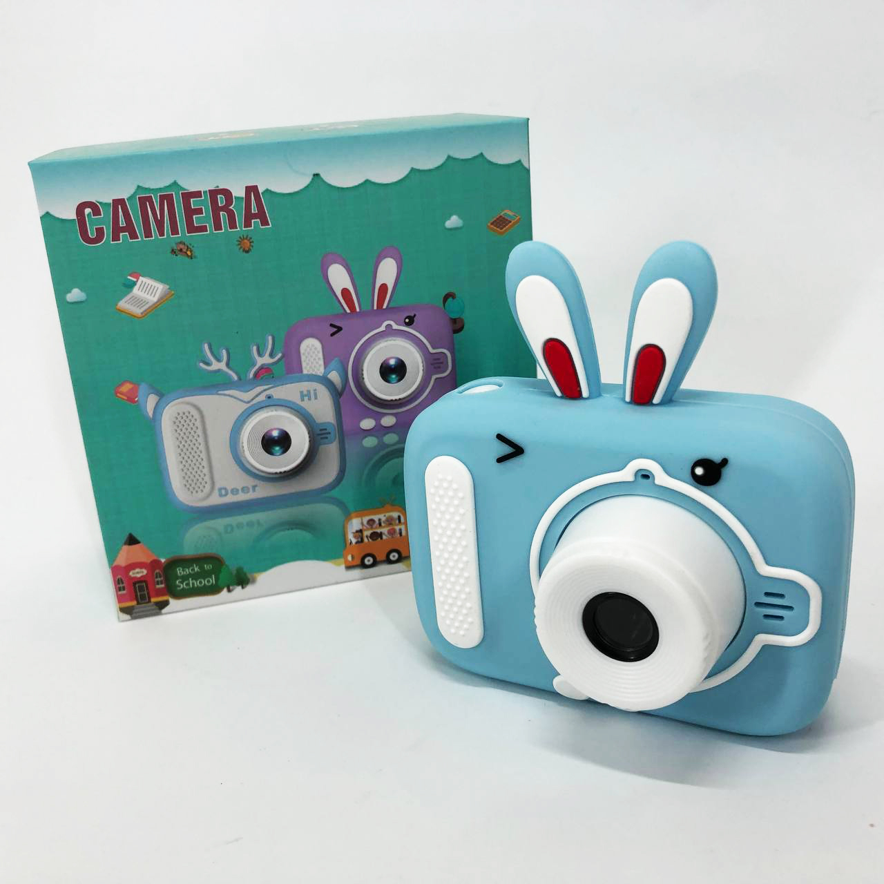 Дитячий цифровий фотоапарат X900 Rabbit блакитний - Зображення 2