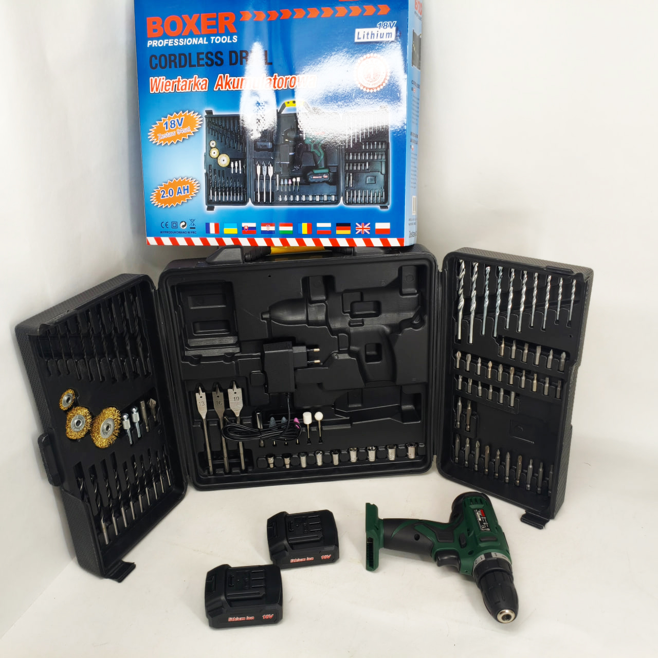 Портативний шуруповерт Boxer BX-180 1350 об/хв