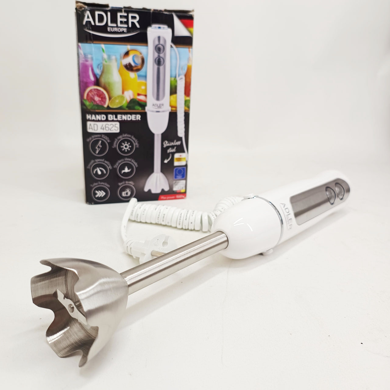 Занурювальний блендер Adler AD-4625 W 850 Вт White